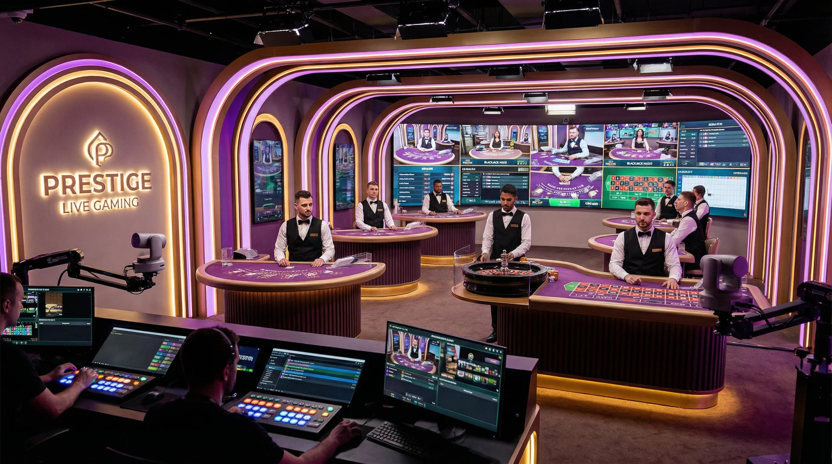 Ruleta en vivo con crupier profesional