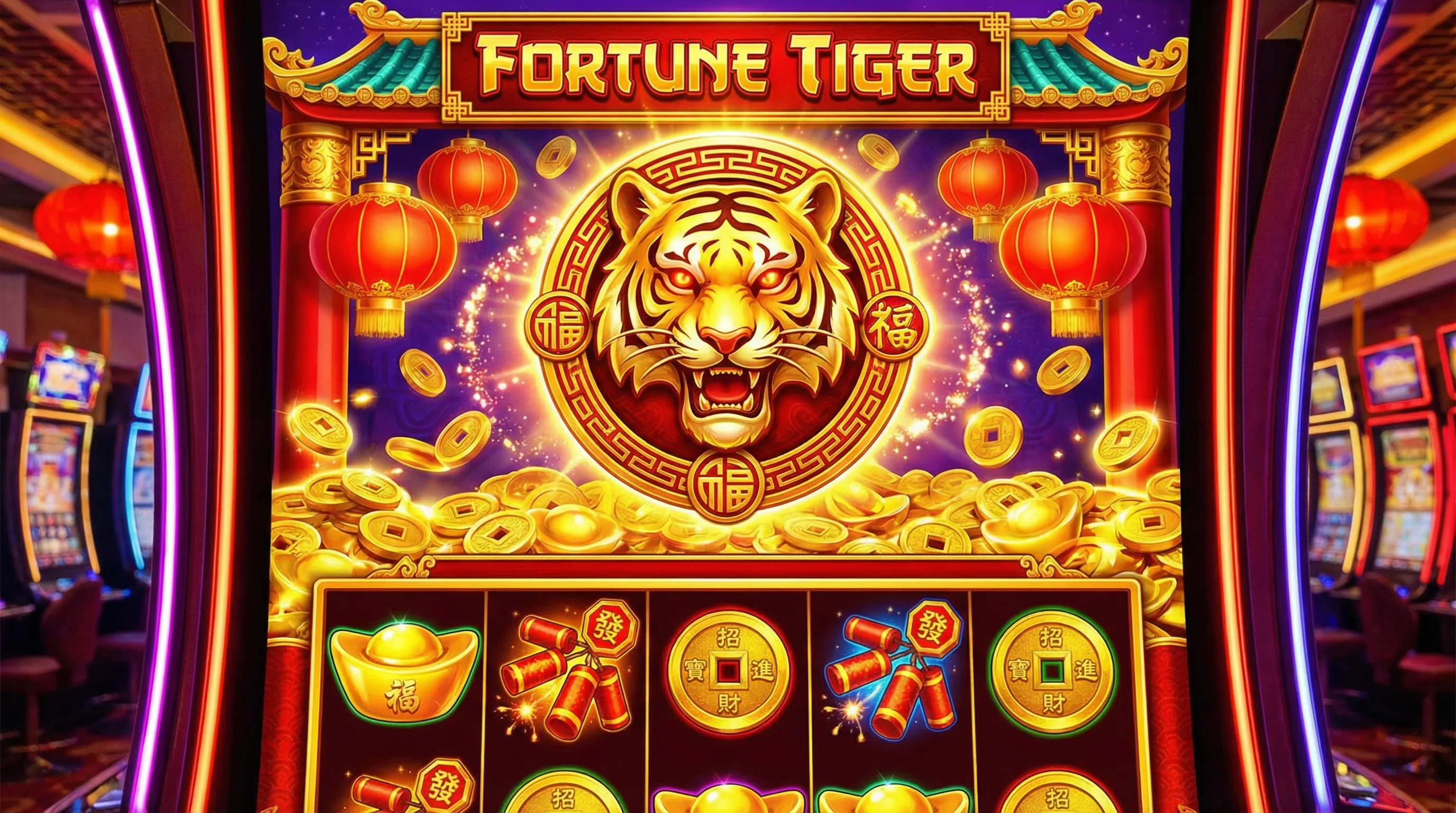 Fortune Tiger slot con tigre dorado