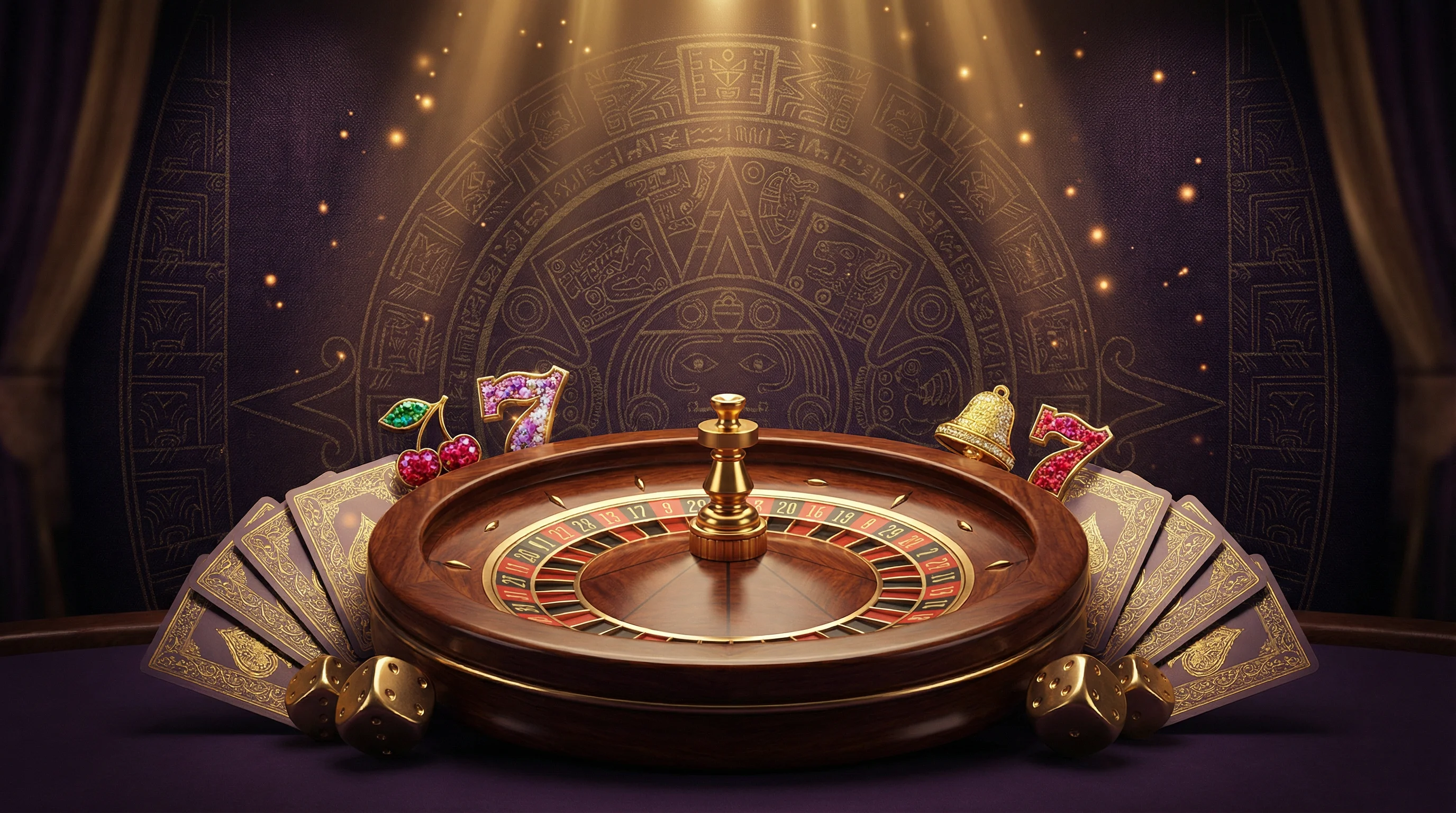 Casino en línea Strendus Casino con ruleta y cartas doradas